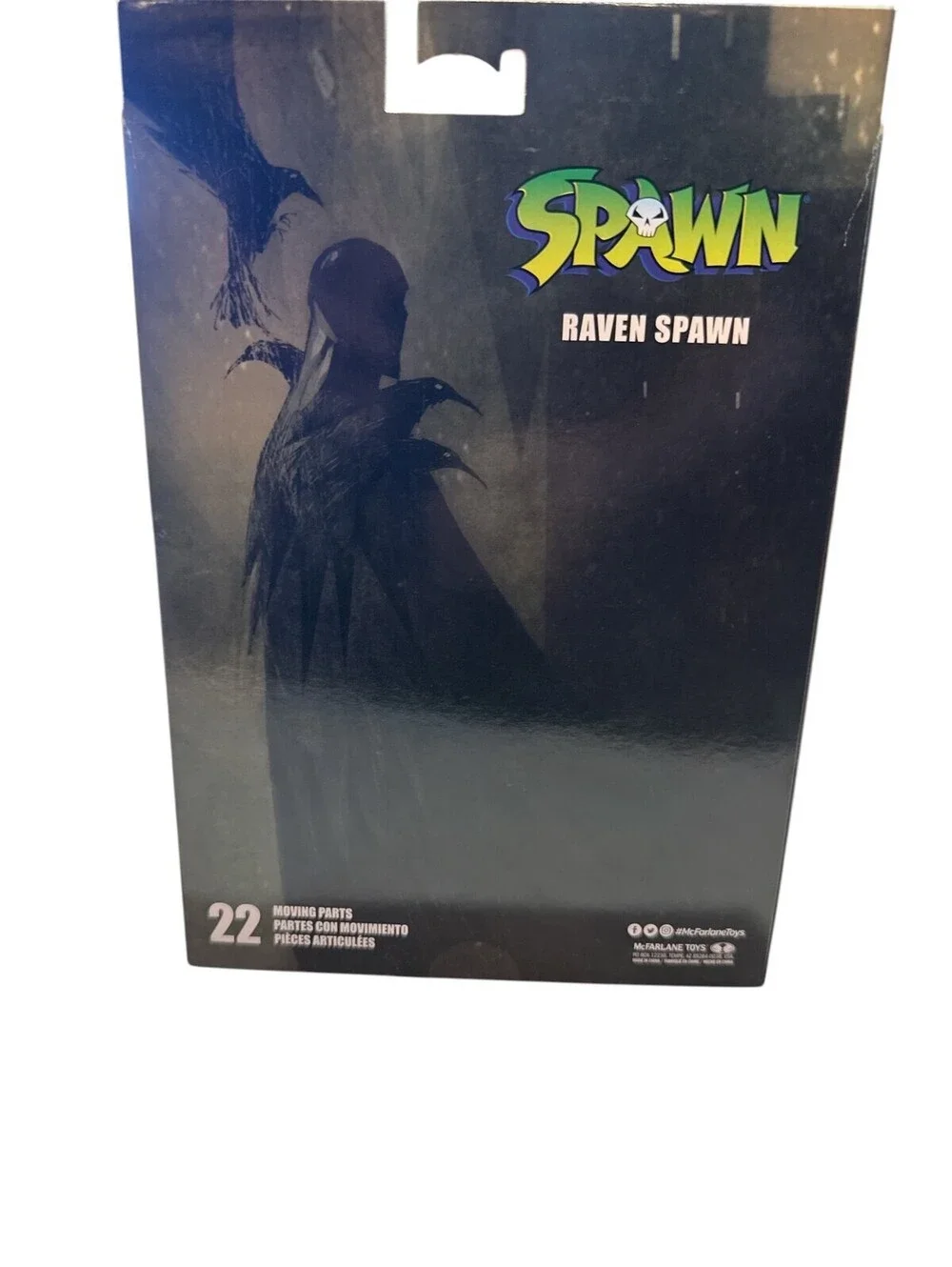 McFarlane Toys Spawn Raven Spawn Action Figure 7in Comic Collectible Boxed